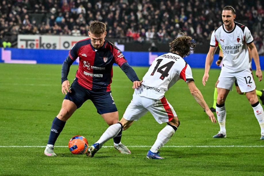 意甲-莱奥制胜球 米兰1-0客胜卡利亚里暂登顶